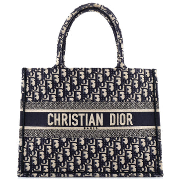 Christian Dior Book Tote Oblique Canvas Medium