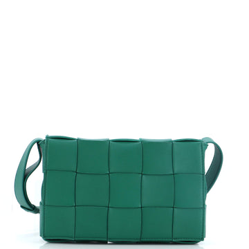 Bottega Veneta Cassette Crossbody Bag Maxi Intrecciato Leather