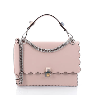 Fendi Kan I Handbag Leather Medium Pink 2616405