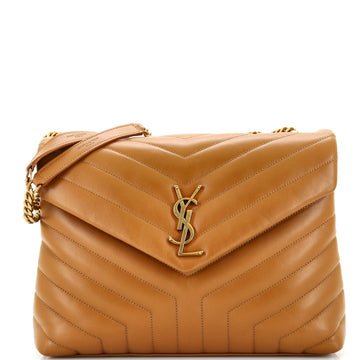 Saint Laurent Loulou Shoulder Bag Matelasse Chevron Leather Medium