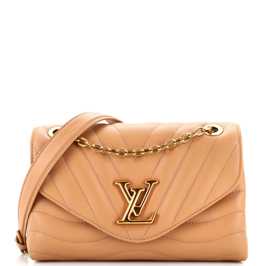 Louis Vuitton New Wave Chain Bag NM Quilted Leather MM Neutral 2616661