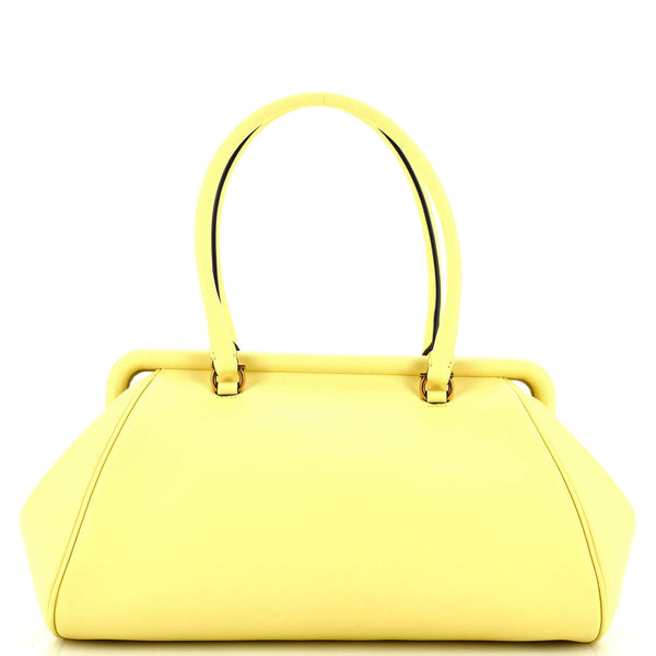 Salvatore Ferragamo Frame Satchel Leather 261669