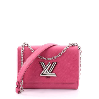 Louis Vuitton Twist Handbag Epi Leather MM Pink 2617202