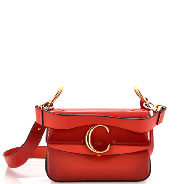 Chloe C Double Carry Bag Patent Small
