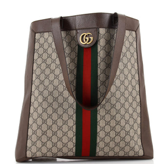 Gucci Ophidia Soft Open Tote GG Coated Canvas Large