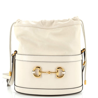 Gucci Horsebit 1955 Bucket Crossbody Bag Leather Small