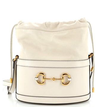 Gucci Horsebit 1955 Bucket Crossbody Bag Leather Small