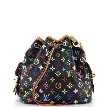 Louis Vuitton Petit Noe Handbag Monogram Multicolor