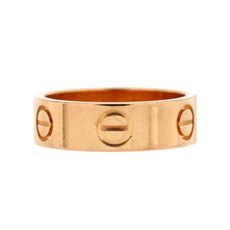 Cartier Love Band Ring 18K Rose Gold