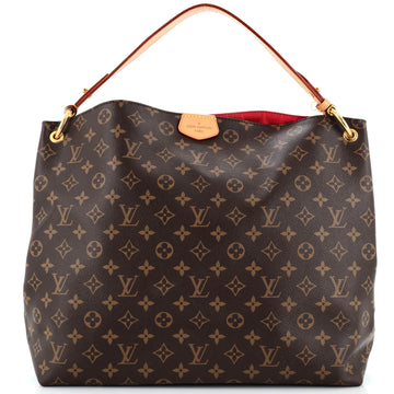 Louis Vuitton Graceful Handbag Monogram Canvas MM