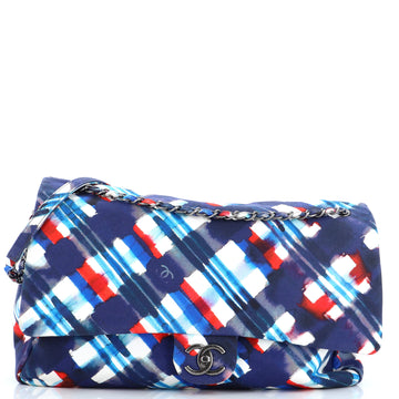 Chanel Airlines CC Flap Bag Printed Canvas XXL