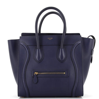 Celine Luggage Bag Smooth Leather Mini