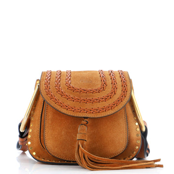 Chloe Hudson Handbag Whipstitch Suede Mini