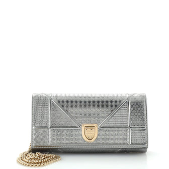 Christian Dior Diorama Croisiere Chain Wallet Cannage Embossed Calfskin