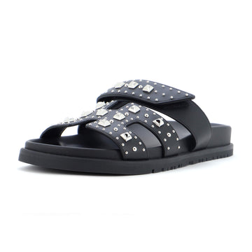 Hermes Women's Chypre Sandals Studded Leather