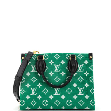 Louis Vuitton OnTheGo Tote LV Match Monogram Jacquard Velvet PM