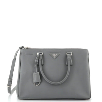 Prada Galleria Double Zip Tote Saffiano Leather Medium