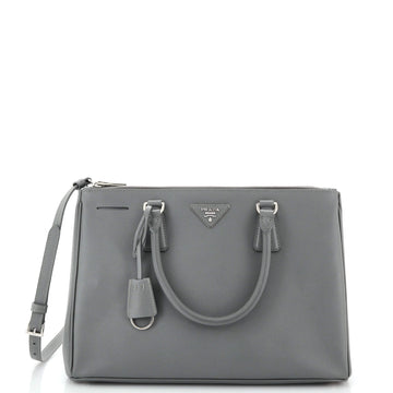 Prada Galleria Double Zip Tote Saffiano Leather Medium
