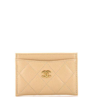 Chanel Classic Card Holder Quilted Caviar