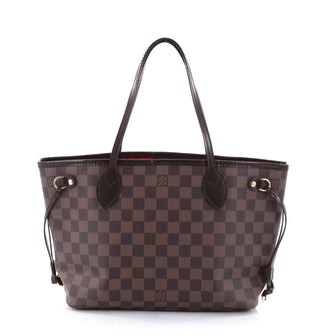 Louis Vuitton Neverfull Tote Damier PM Brown 2621203