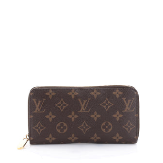 Louis Vuitton Zippy Wallet Monogram Canvas Brown 2621204