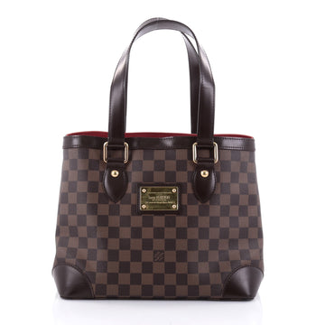 Louis Vuitton Hampstead Handbag Damier PM Brown 2621303
