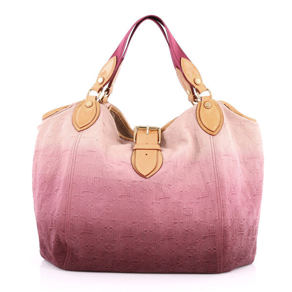 Louis Vuitton Sunbeam Handbag Denim Pink 1863997
