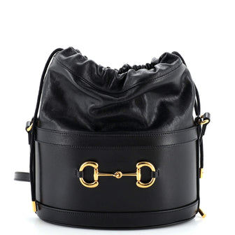 Gucci Horsebit 1955 Bucket Crossbody Bag Leather Small