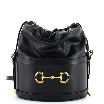 Gucci Horsebit 1955 Bucket Crossbody Bag Leather Small