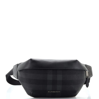 Burberry Sonny Belt Bag London Check Coated Canvas with Leather