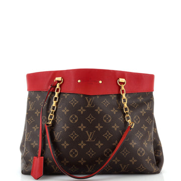Louis Vuitton Pallas Shopper Monogram Canvas and Calfskin
