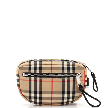 Burberry Cannon Bum Bag Vintage Check Canvas Small