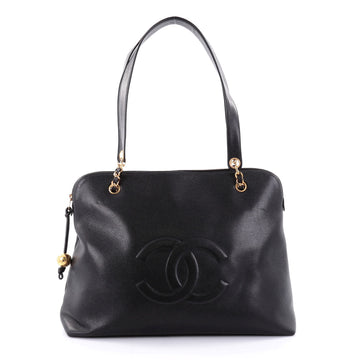 Chanel Vintage Timeless Zip Tote Caviar Large Black 2622102