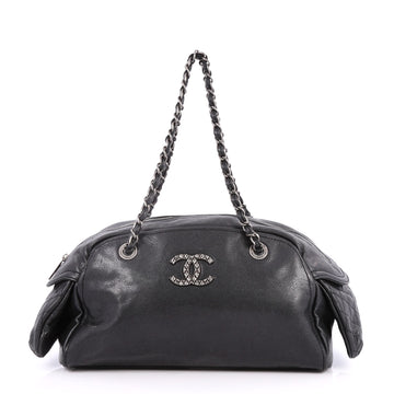Chanel Multipocket Bowling Bag Caviar Small Black 2622302
