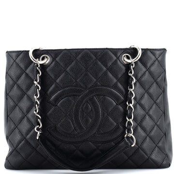 Chanel Grand Shopping Tote Quilted Caviar XL