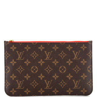 Louis Vuitton Neverfull Pochette Monogram Canvas Large