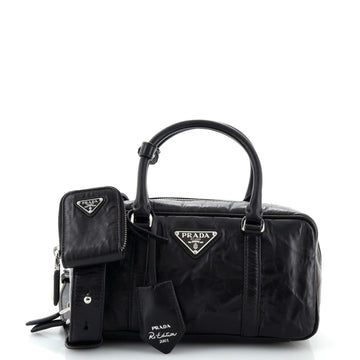 Prada Re-Edition Top Handle Bauletto Bag Nappa Antique Medium