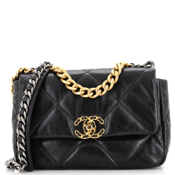 Chanel 19 Flap Bag Quilted Leather Medium