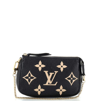 Louis Vuitton Pochette Accessoires Bicolor Monogram Empreinte Giant Mini