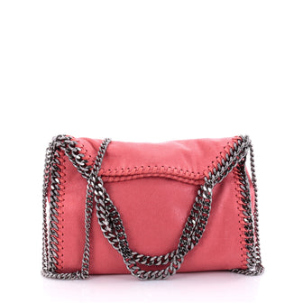 Falabella Fold Over Crossbody Bag Shaggy Deer Mini