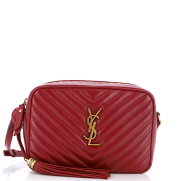 Saint Laurent Lou Camera Bag Matelasse Chevron Leather Small