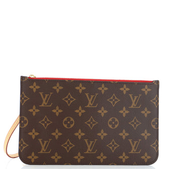 Louis Vuitton Neverfull Pochette Monogram Canvas Large