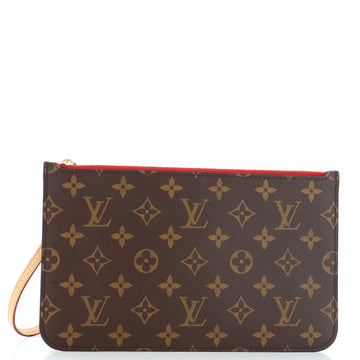 Louis Vuitton Neverfull Pochette Monogram Canvas Large