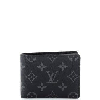 Louis Vuitton Slender Wallet Monogram Eclipse Canvas