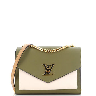 Louis Vuitton Mylockme Monochrome Handbag Leather BB