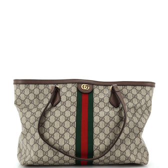 Gucci Ophidia Shopping Tote GG Coated Canvas Medium