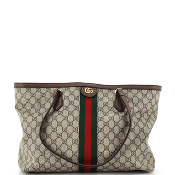 Gucci Ophidia Shopping Tote GG Coated Canvas Medium