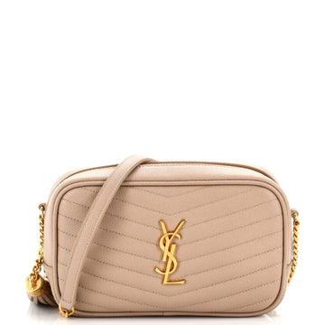 Saint Laurent Lou Camera Bag Matelasse Chevron Leather Mini