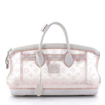 Louis Vuitton Transparence Lockit Handbag Mesh and 2629403