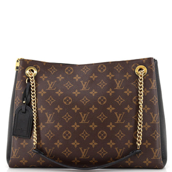 Louis Vuitton Surene Handbag Monogram Canvas with Leather MM